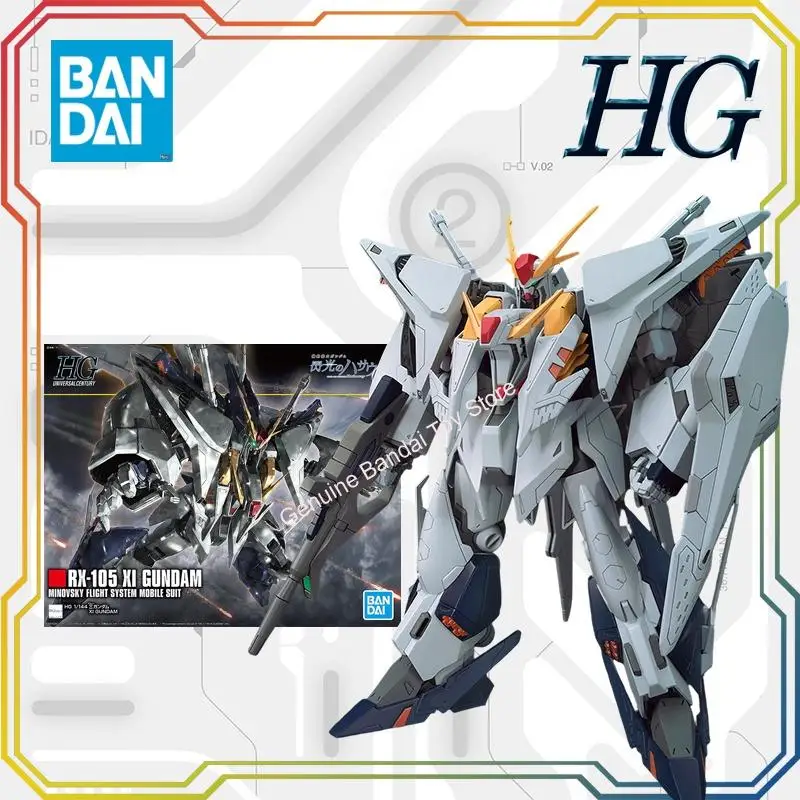 

[in Stock]BANDAI HG 1/144 Mobile Suit GUNDAM Hathaway RX-105 Xi Gundam Anime Action Figure Assembly Model