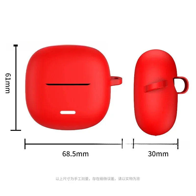 2pcs for Redmi Buds 6 Lite Silicone Protective Cover Fundas Bluetooth Earphone Case for Redmi buds 6lite Protective Cover Shell