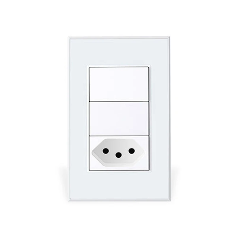 Tuya Zigbee Smart Brazil Socket 10A Switch Socket Support Voice TUYA APP Control For Smart Life App Control EU Plug