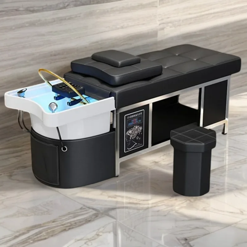 Washing Hair Chair Room Interior Chair Commercial Professional Washbasin Hair Therapy Cosmetic Massage Washing Hair Chair