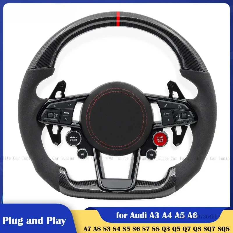 

4 START ENGINE STOP Button Car Steering Wheel for Audi A3 A4 A5 A6 A7 A8 S8 Q3 Q5 Q7 S3 S4 S5 S6 S7 TT R8 RS3 RS4