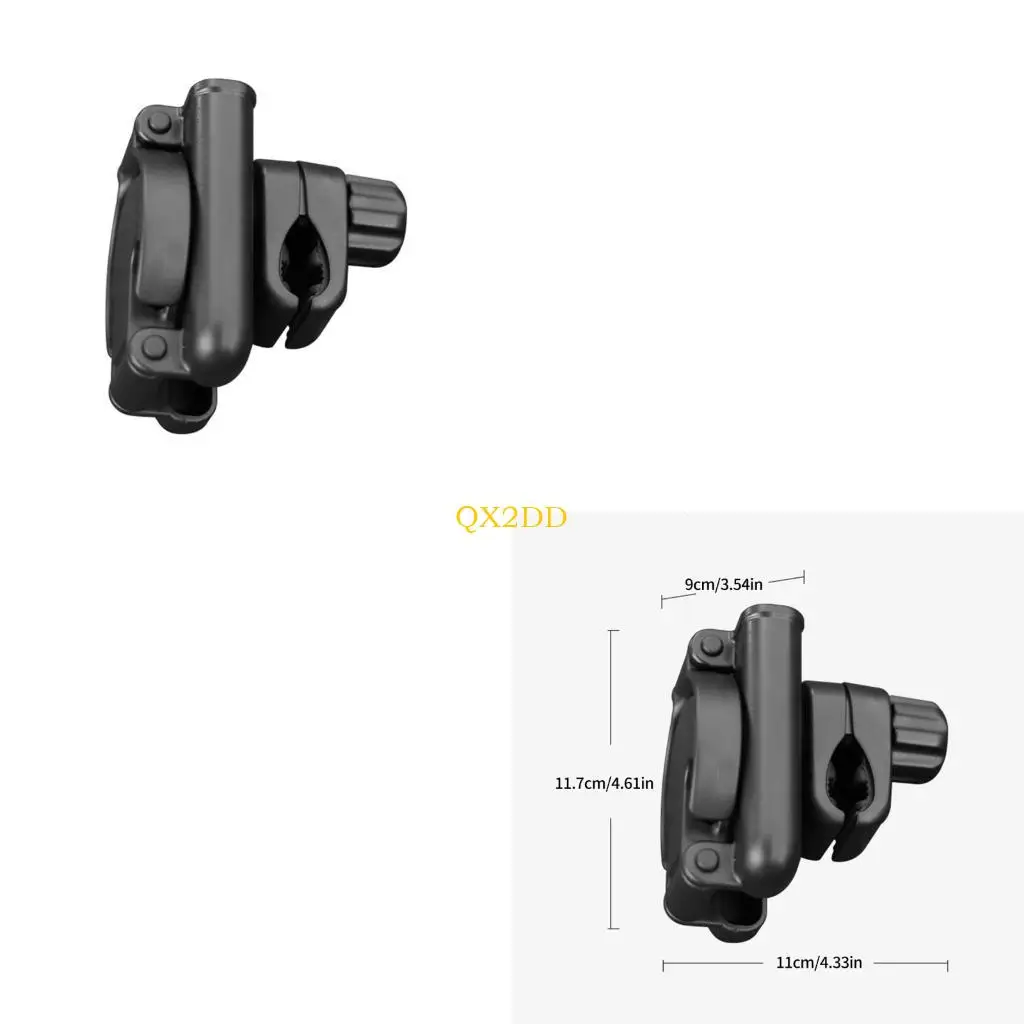 

QX2D Rotating Strollers Phone Holder Mount Attachment and Spill Proof Drink Bottle Rack for Travel Bottles Coffee Mugs
