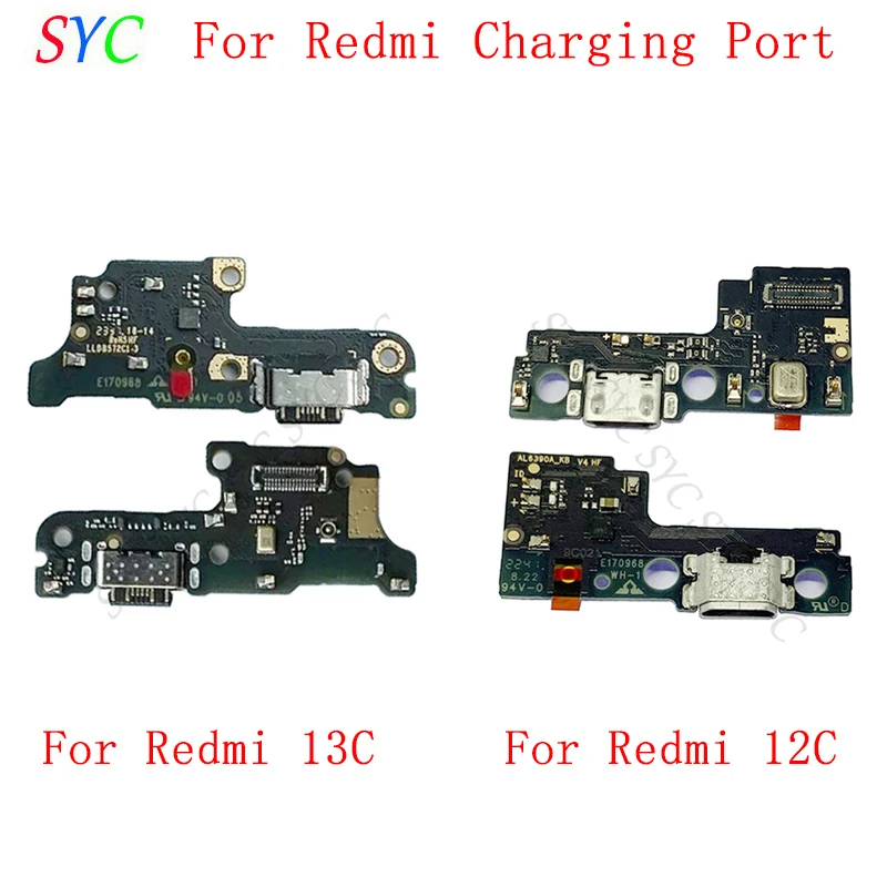 

Оригинальный USB-разъем для зарядки для Xiaomi Redmi 13C 12C, разъем для зарядки, запасные части
