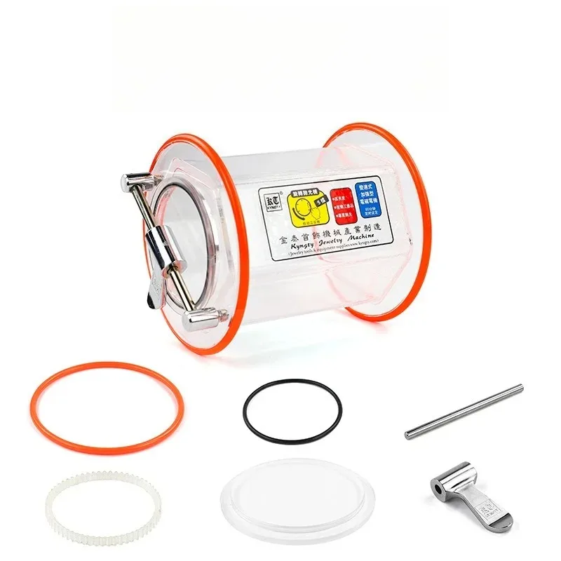 KT6808 Drum Polishing Machine Accessories Including Groove Belts, Sealing Rings, Buckles, Polishing Powder, Beads, Etc