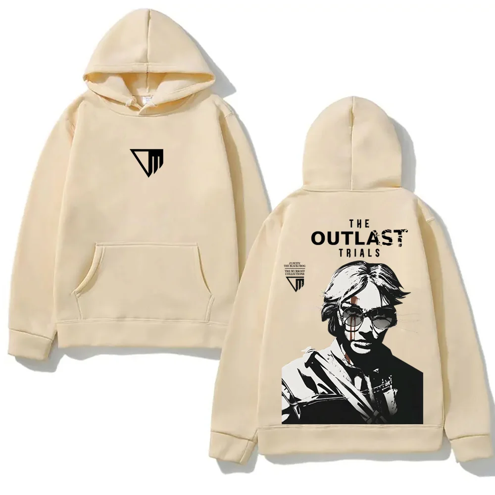 เสื้อฮู้ดเกม The Outlast Trials ลายกราฟิกใหม่ สไตล์สยองขวัญ คุณภาพสูง สำหรับฤดูใบไม้ร่วง/ฤดูหนาว มีฮู้ด