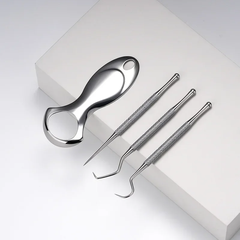 8×4Pcs/Set Daily Teeth Cleaning Supplies Stainless Steel Household Set for Routine Oral Care and Long-Lasting Fresh Breath