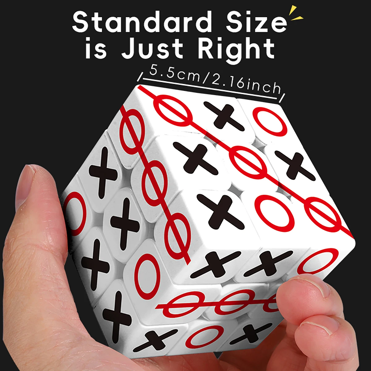 Kostka Magiczna 3x3x3 3DUV dziewięciozakładkowa układanka antystresowa profesjonalna płynna gra szybkościowa zabawka dla dzieci prezent