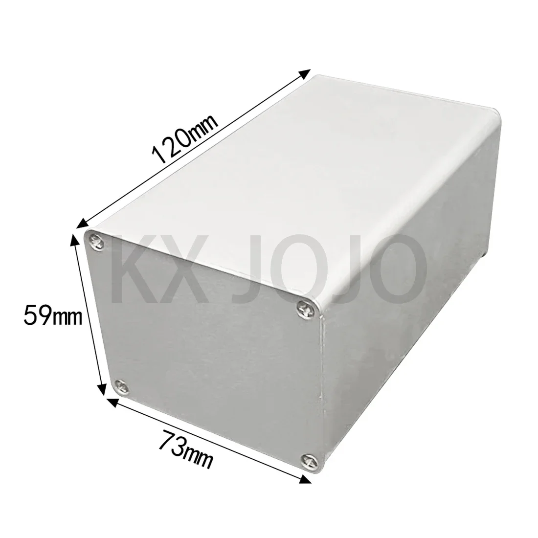 Aluminiowa obudowa 73*59*120mm zintegrowana obudowa ze stopu elementów elektronicznych wykonanych z PCB DIY Instrument pudełko projektowe