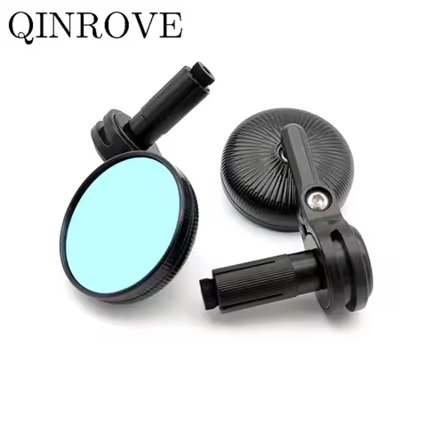 Motorcycle Handlebar End Mirror 22mm 7/8" Handlebar Small Round Convex Mirrors for Honda CB650R CBF1000 CBR929 Suzuki GSX1400