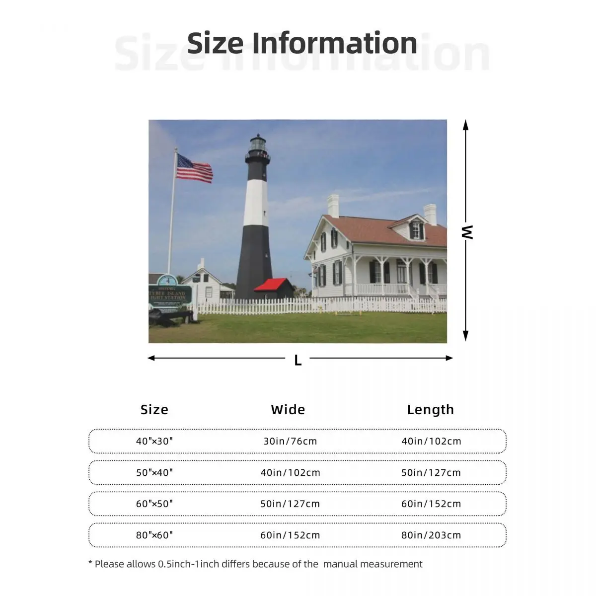 Tybee Island Lighthouse رمي بطانية الفانيلا بطانيات للسرير بطانيات كبيرة ناعمة مزخرفة #6