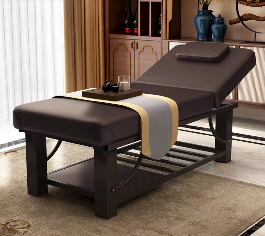 

Portable Massage Table, PU Leather Massage Bed, Foldable Spa Bed, Heavy Duty Salon Furniture for Beauty Spa Equipment