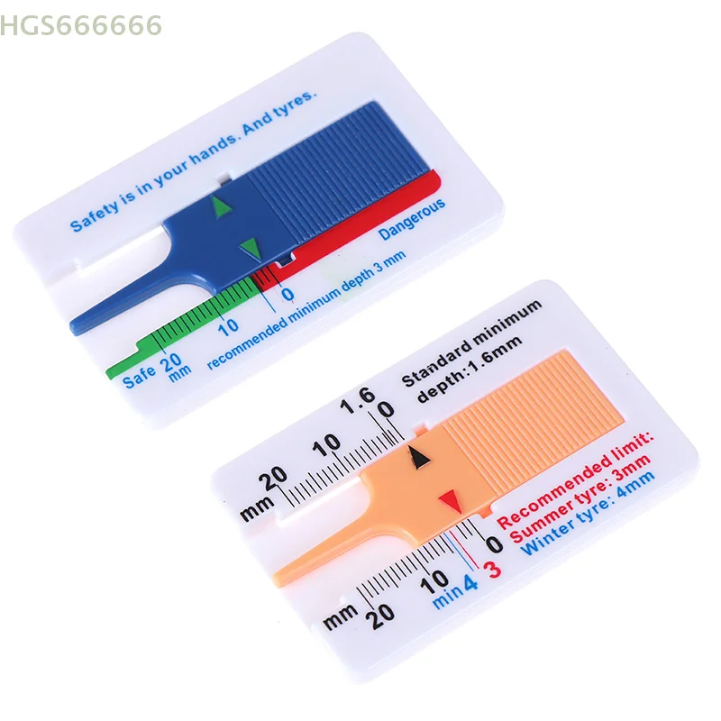 

Plastic tread gauge 0-20MM vernier depth caliper Tire tread depth gauge Portable tread depth gauge
