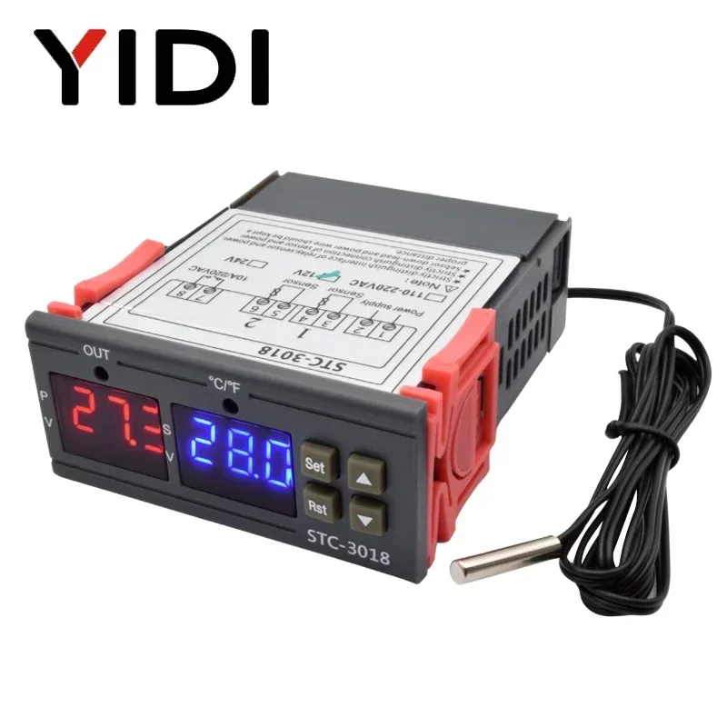 Aquecedor Termorregulador de Temperatura Termostato Incubador com Led Digital Microcomputador