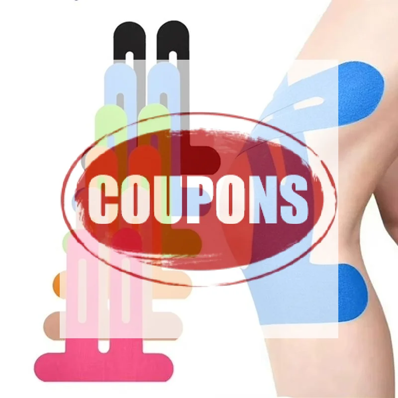 5Pcs Kinesiology Tape For Knees,Waterproof & Elastic,Breathable Knee Tape,Athletic Tape Provide Support & Stability For Running