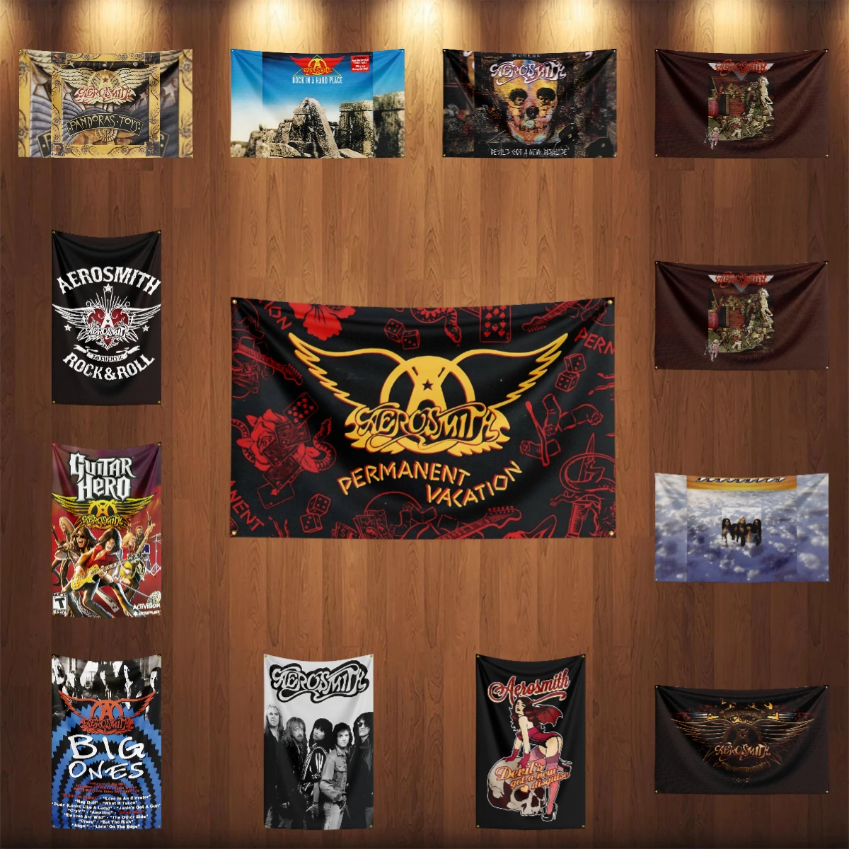3x5 Ft Heavy Rock Band A-Aerosmiths Flag Polyester Digital Printing Banner for Bedroom Wall Art Out Door Tapestry Decora