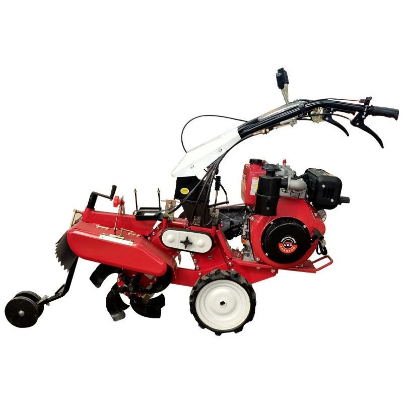 Orchard ditch potter Agricultural four-wheel drive micro-tiller