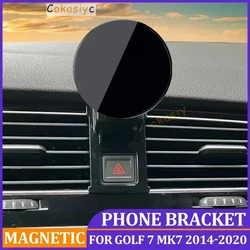 Updating Magnetic For Magsafe Car Phone Bracket Holder Stand For Volkswagen VW Golf 7 MK7 2014 2015 2016 2017 2018 2019 2020