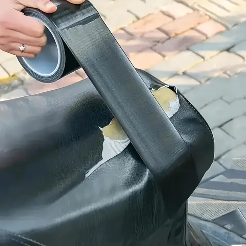 1개 인조 가죽 소파 수리 패치 오토바이 자동차 시트 자가 접착 가죽 패치 강력 접착 테이프