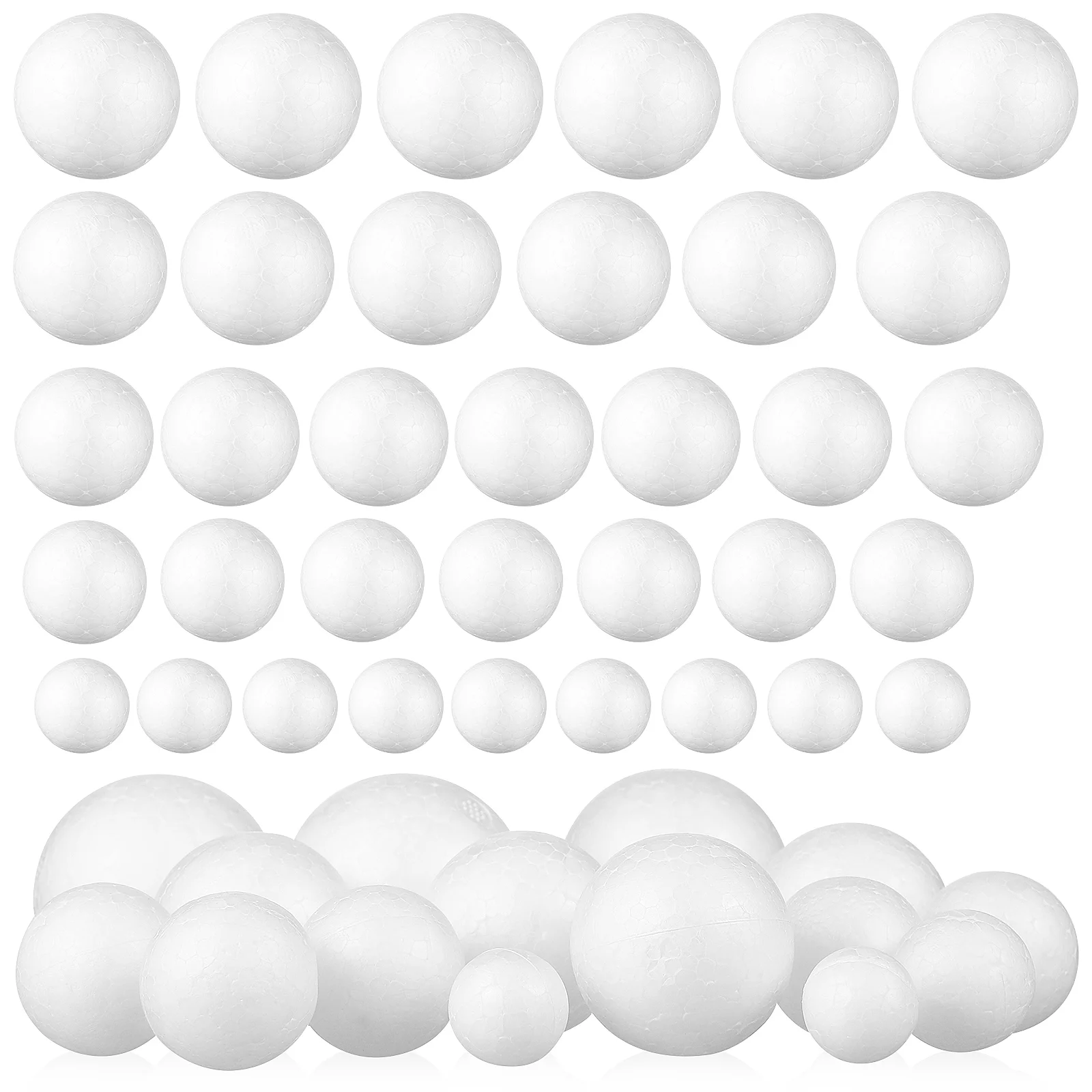 260 Pcs Foam For Decoration Spherical Decorations Circle DIY Plastic Craft