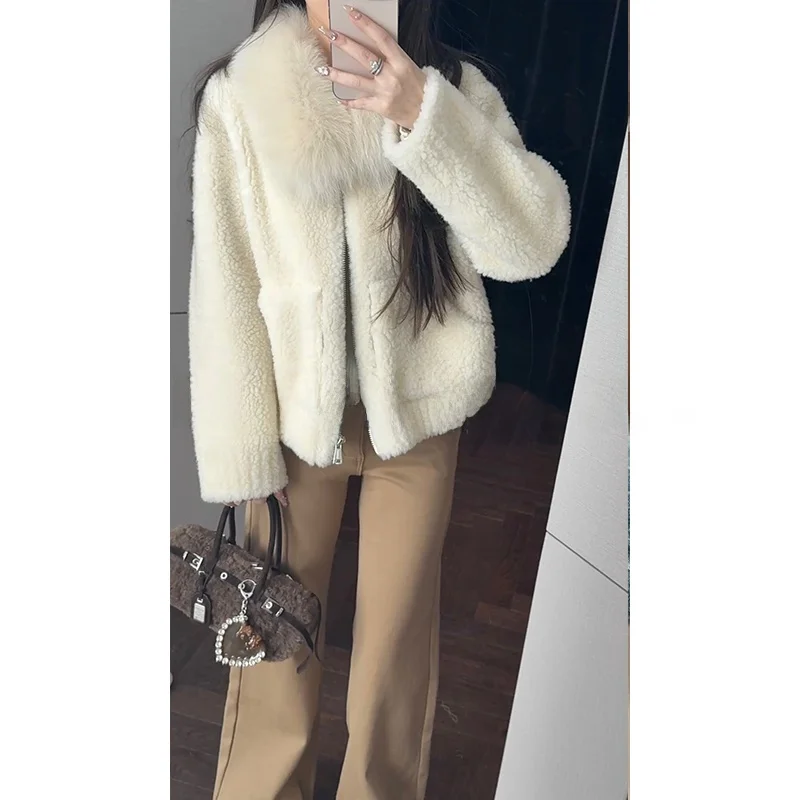 

Mimius, шерстяное пальто с меховым воротником, повседневная женская одежда ort Jaet G288, зимняя коллекция, женская верхняя одежда из 00% шерсти