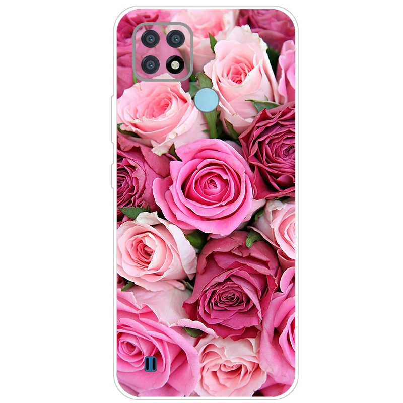 For Realme C21 Case Fashion Soft Silicone Funda Cover For OPPO Realme C21 Phone Cases RealmeC21 C 21 C21Y C25 C25s TPU Bumper