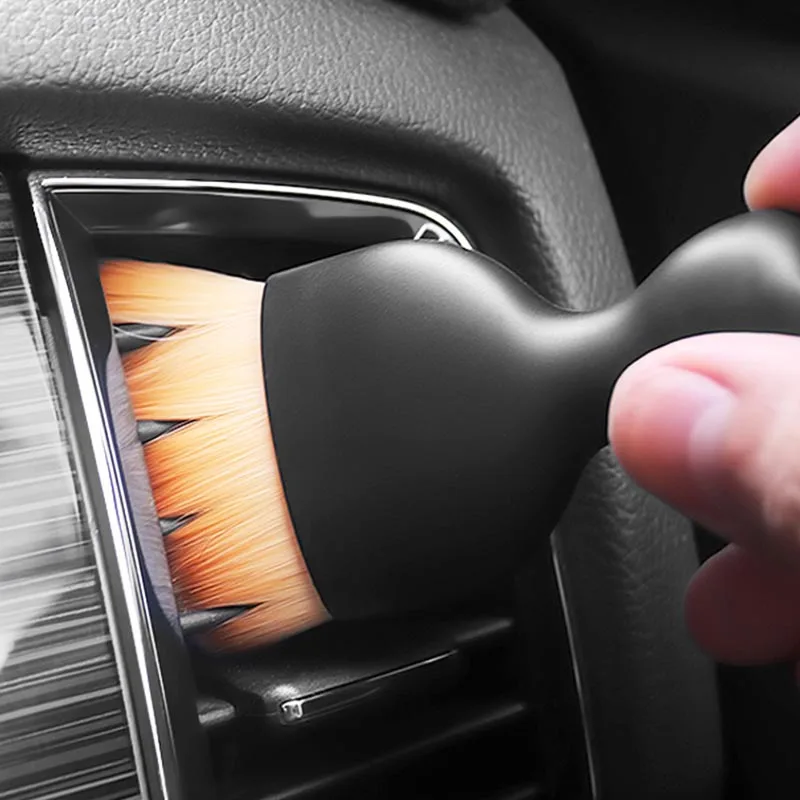 

Car Soft Brush Dashboard Air Outlet Gap Detailing Clean Brushes Tool Cleaning Soft Brush Auto Maintenance Interior Cleaning