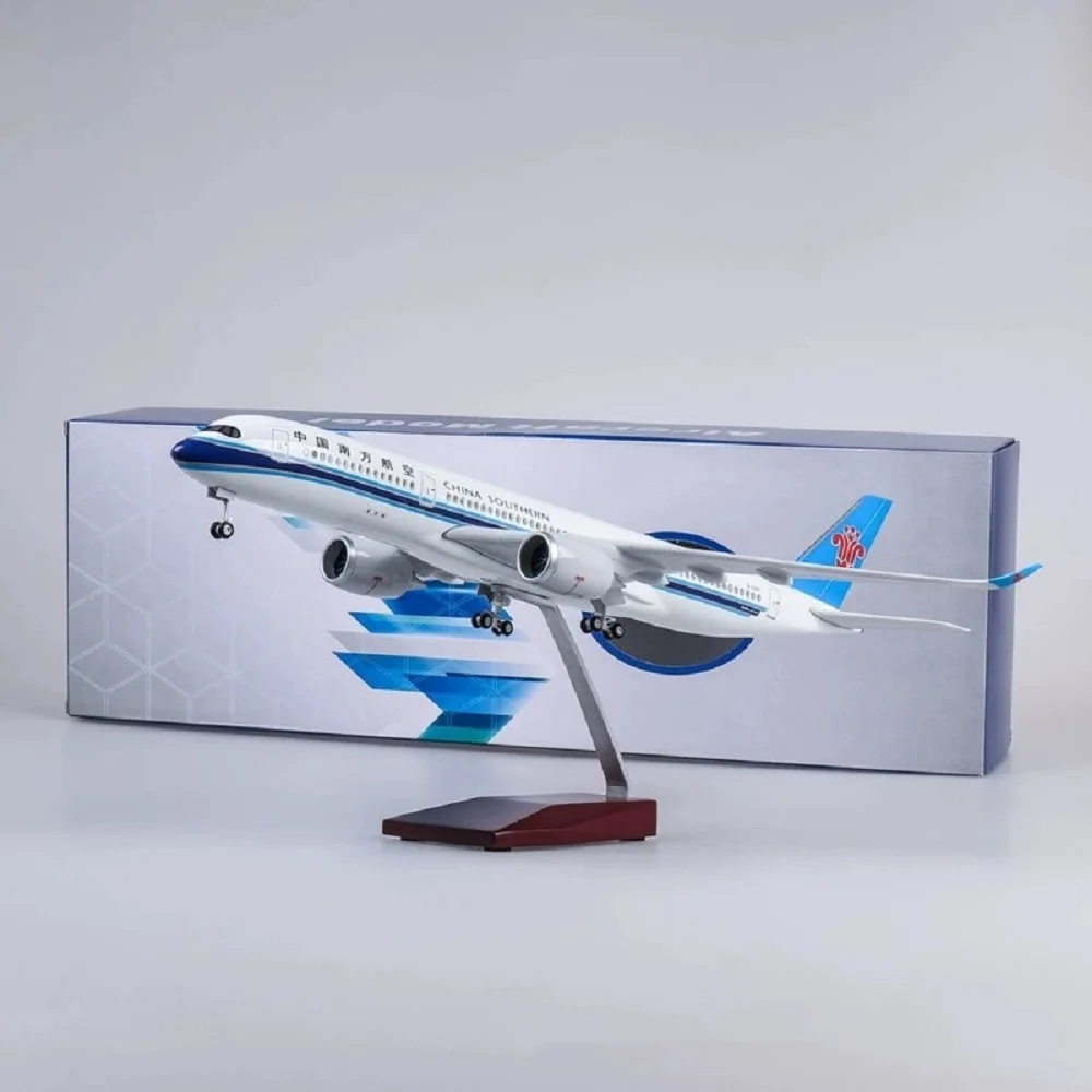 

47CM scale aircraft A350 China Southern Airways Die-cast Resin airplanes decoration home for Collections and Displays Gifts