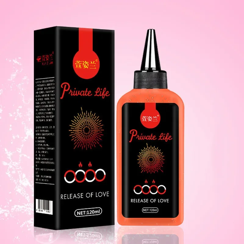 120ML Hot Ice Gel Sex Lubrication Couples Gay Vaginal Orgasm Oil Sex Masturbation Lubricant Adult