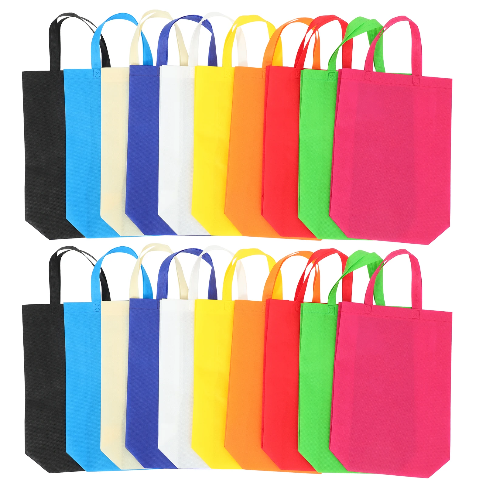 

30 Pcs Non Woven Tote Bag Cotton Gift Bags Non-woven Grocery Reusable High Capacity Shopping