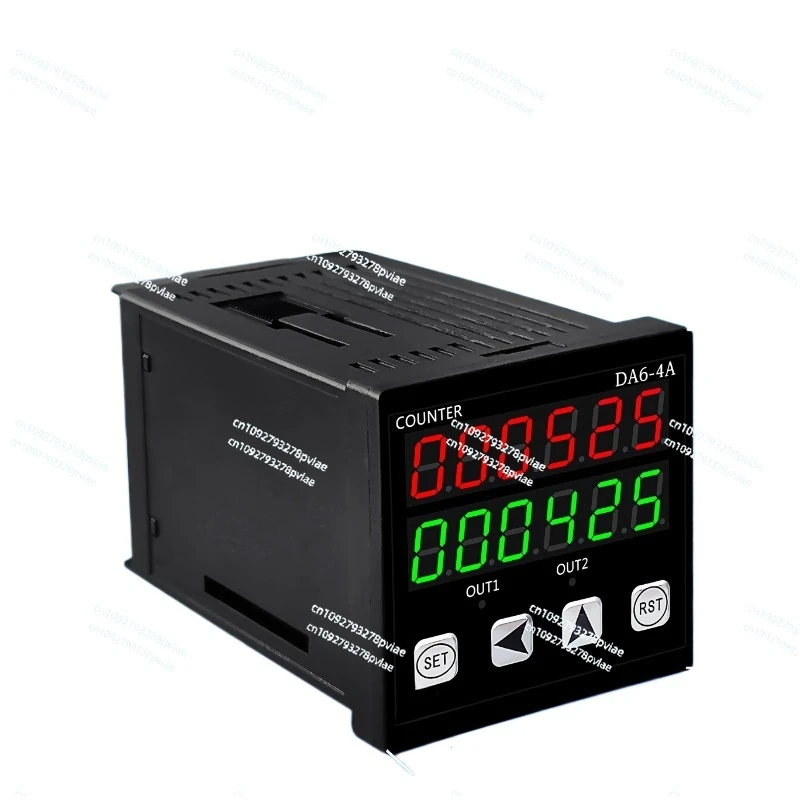 Electronic digital display automatic cycle point counting relay control belt output can be added or subtracted