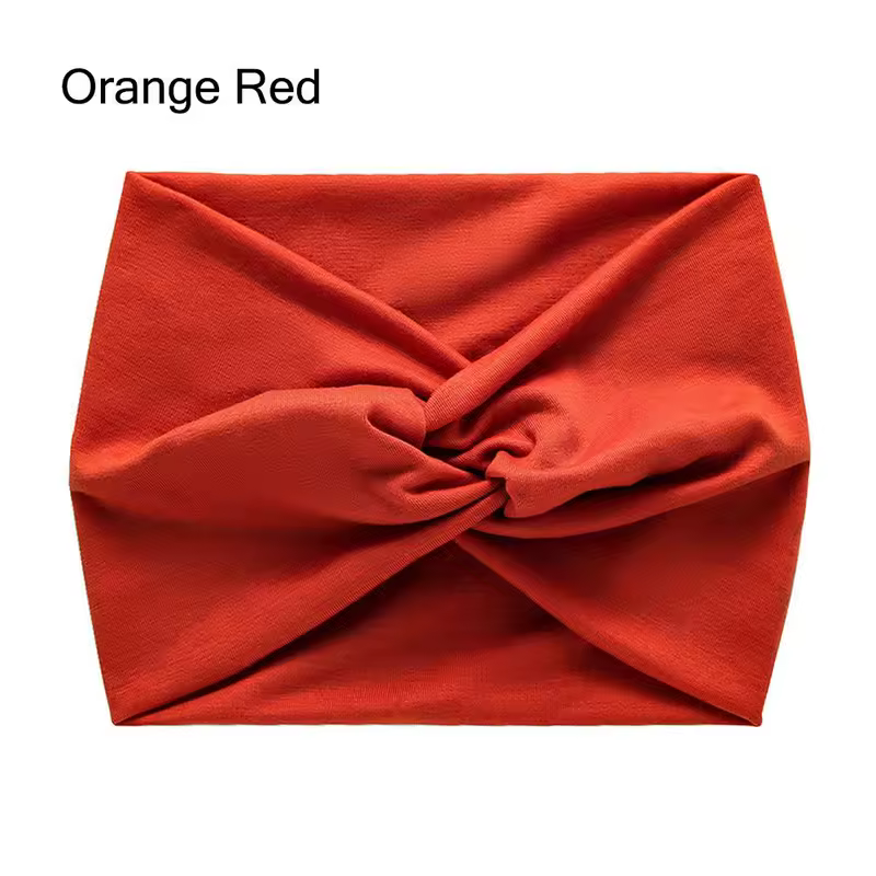 Hair Accessories Twisted Extra Large Thick Wide Headbands Turban Workout Headband Head Wraps for Women - Image 8