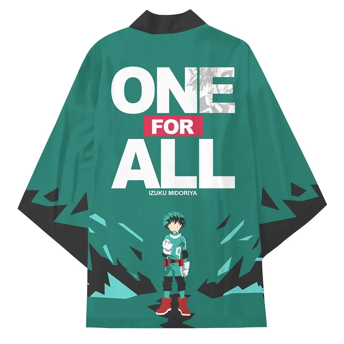 My Hero Academia Kimono – Deku One for All Kimono Men's and Women's Cape Casual Cardigan Haori