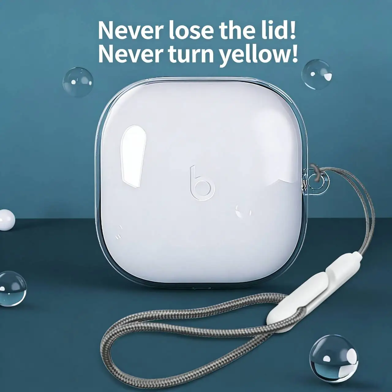 for Beats Fit Pro Transparent earphone case  headphones Made of transparent TPU material specially designed