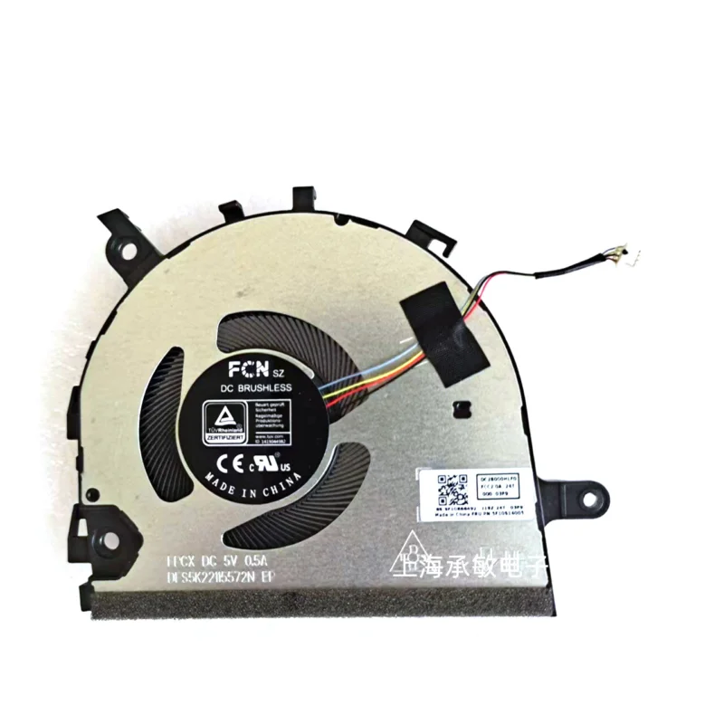 New CPU cooling fan dc5v 0.5A for Lenovo V14 G3 ABA 82tu IAP 82ts 5f10s14005