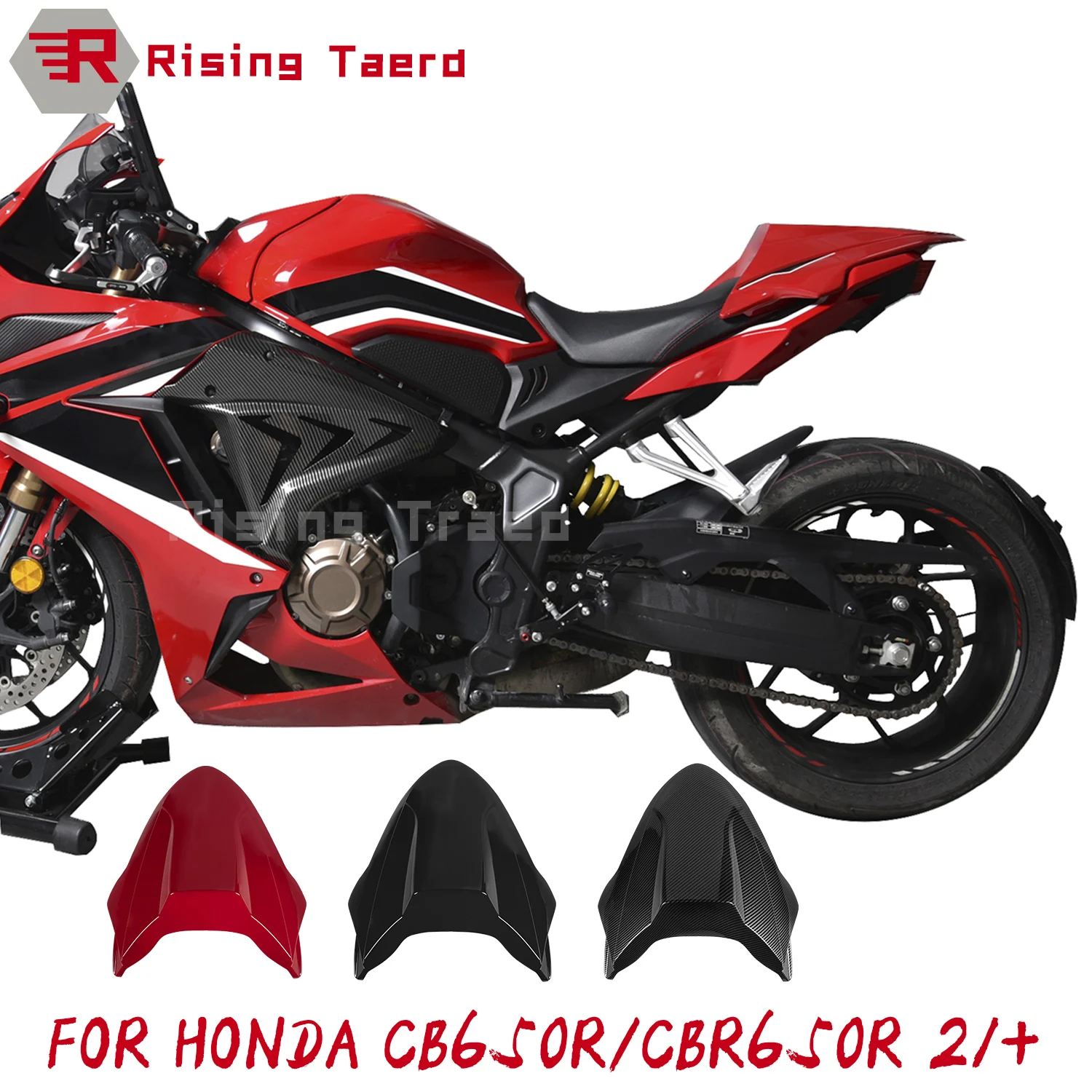 Motorcycle Rear Passenger Pillion Solo Seat Cover Cowl Tail Section Fairing For Honda CB650R CBR650R CB 650 R CBR 650R 2021-2023