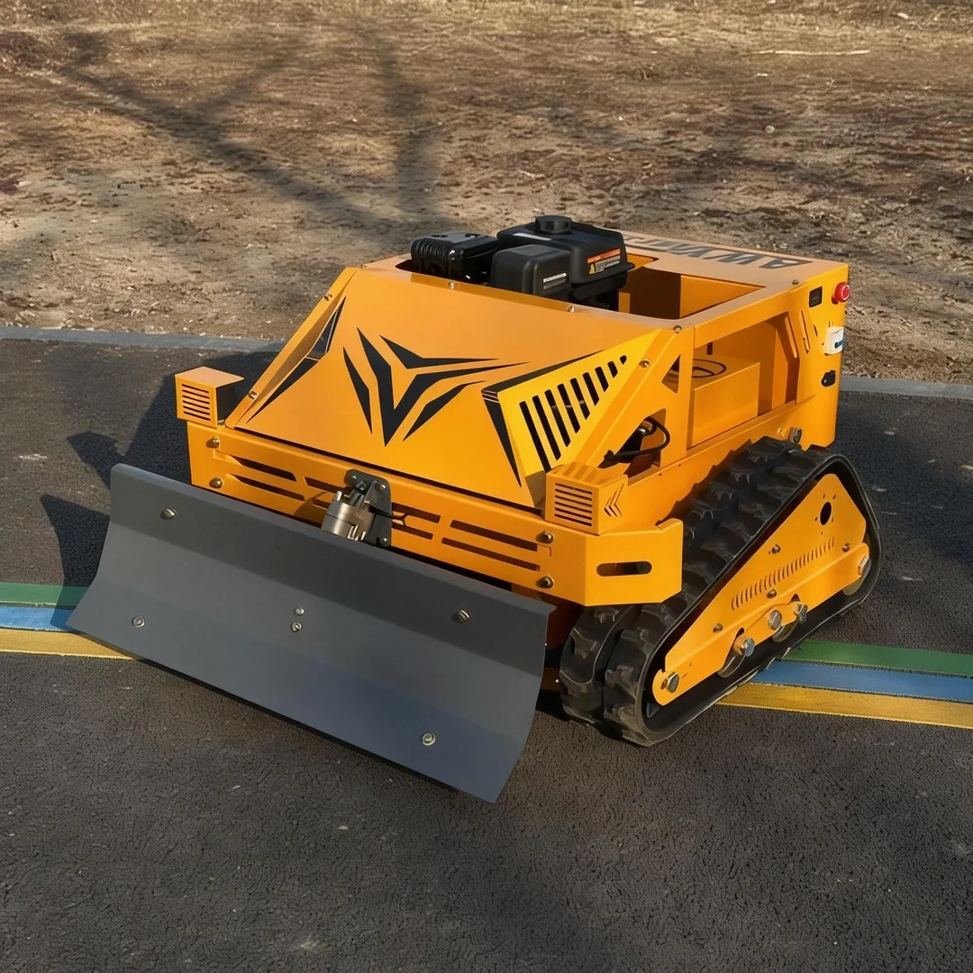 Customized 4-Stroke Industrial Grade Lawn Mower - Remote-Controlled Self-Propelled Track Flail Operation Model