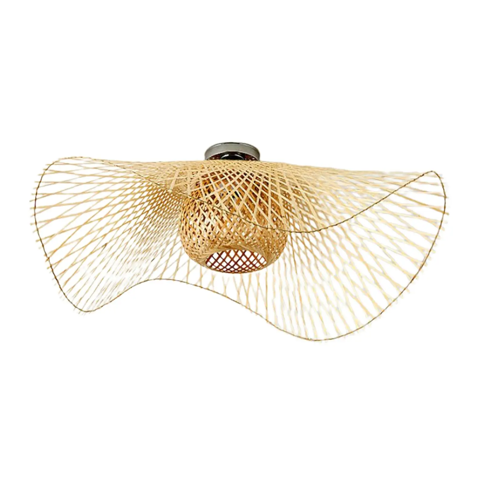 Rattan Lampshade Living Room Ceiling Lamp Light Shade Decorative
