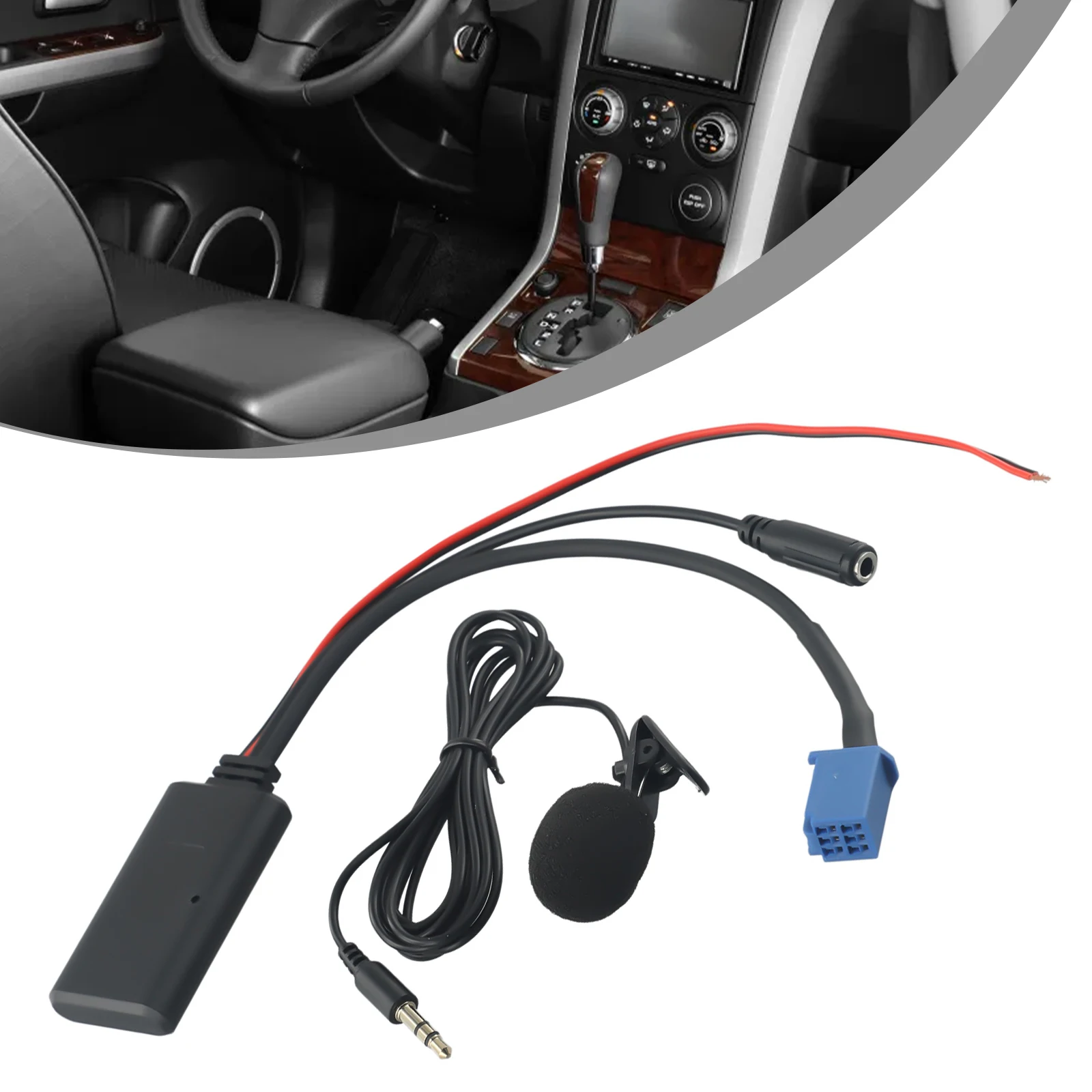 1set Blue Tooth Cable 6 Pin Car Radio Blue Tooth Cable For Lexus IS250 IS350 06-08 Music Adapter For Toyota For Crown Handsfree