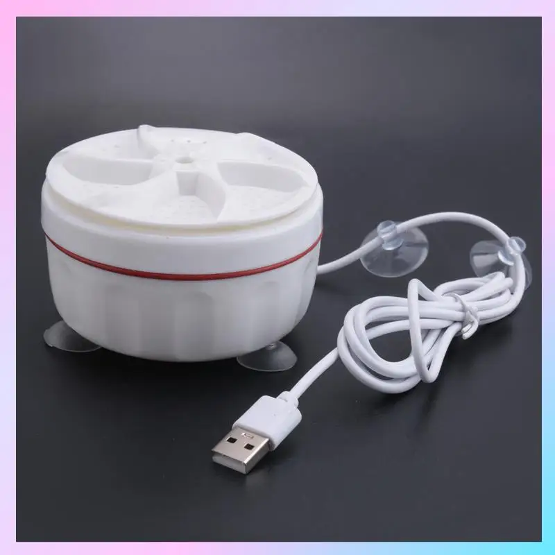 

N85R-Mini Washing Machine USB Two-Way Rotating Turbine Portable Washing Machine For Sock Underwear For Travel