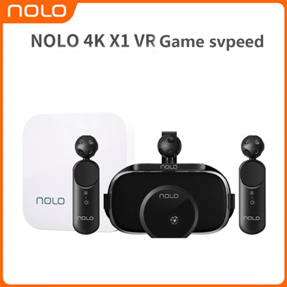 Nolo-auriculares de realidad Virtual X1 4K, dispositivo somatosensorial, versión 6DoF, gafas inteligentes 3D, Video Hd, película