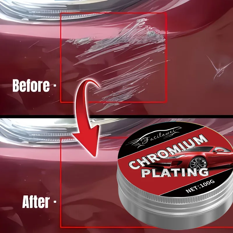 Car Scratch Wax – Deep Paint Repair Agent, Paint Scratch Remover & Coating Renovation, Car Surface Polishing Paste with Tile Coa