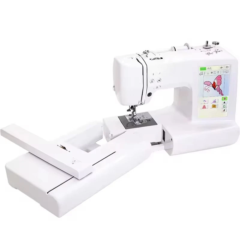 Hot Selling 12 Portable Embroidery Machine New Commercial Mini Computerized Machine for Home Use Bearing Core