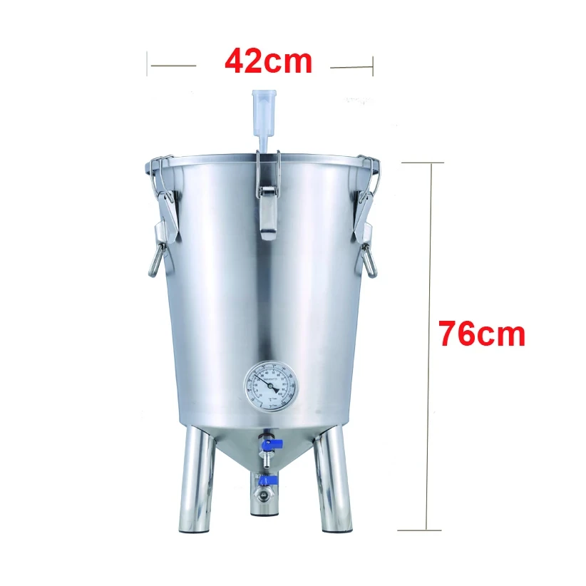 Home brewing Fermentation tank beer craft Brewery  stainless steel conical tank 65 liters