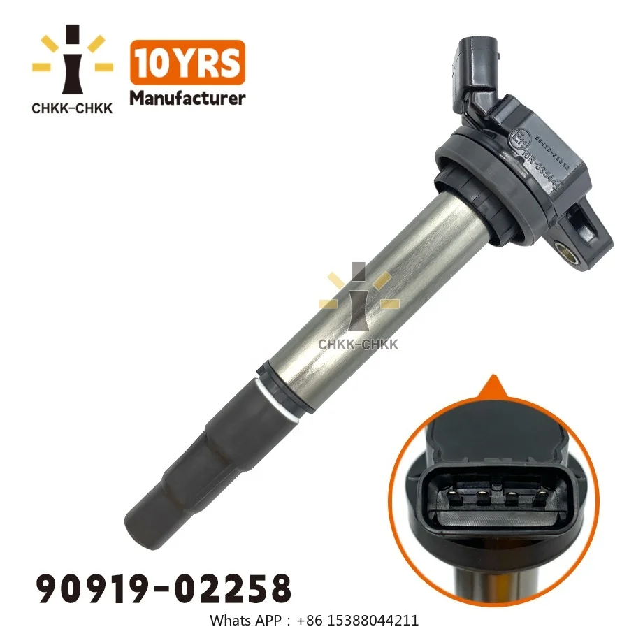 9091902258 Brand New 1 Year Warranty Engine System Driver Ignition Coil For toyo ta Corolla Prius 2009 1.8 OEM