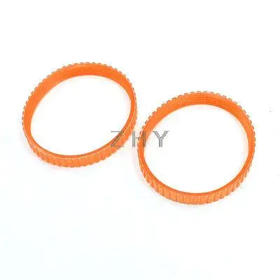 2pcs Electric Planer Drive Orange PU Belt Band for Hitachi F20