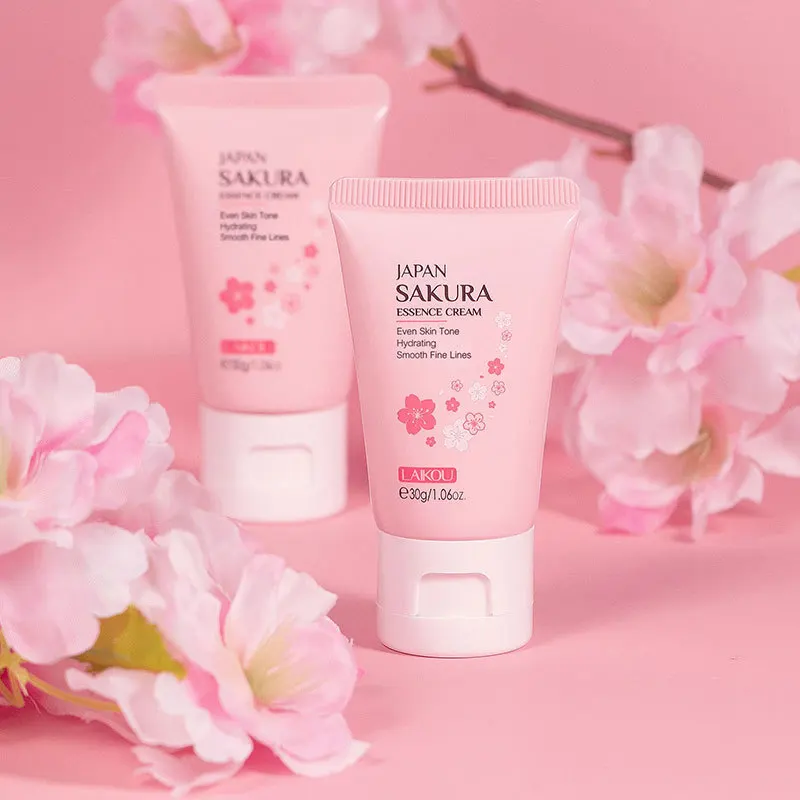 30g Sakura Face Cream Cherry Blossom Essence Facial Cream Face Moisturizer Cream For Deep Nourishing Moisturizing Skin