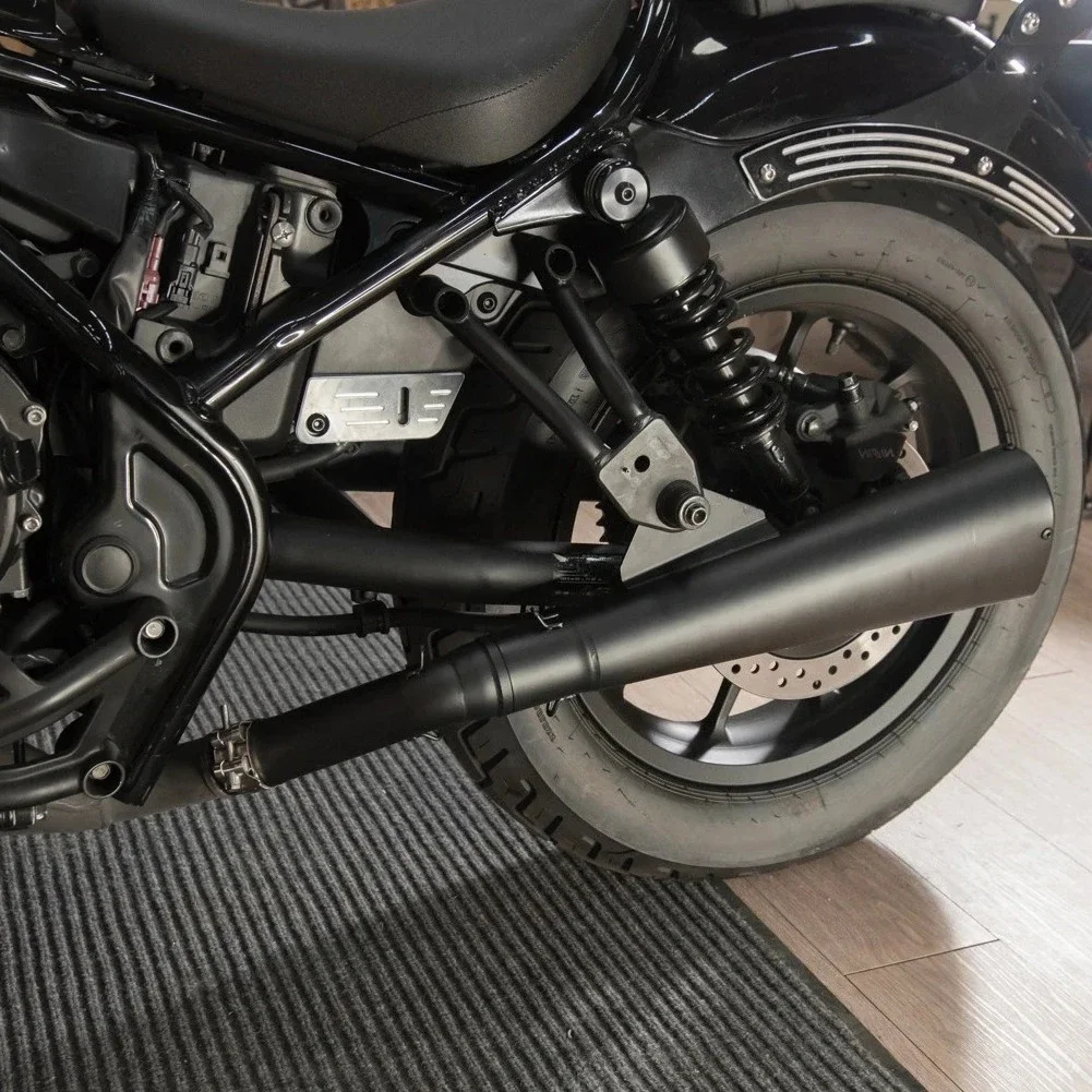 Rura wydechowa do motocykla Honda Rebel CMX300 CMX 500, modele 2021, 2022, 2023, 2024, 2025, 2026, rura wydechowa typu „slip-on”, modyfikowana, akcesoria motocyklowe WOLFLINE.