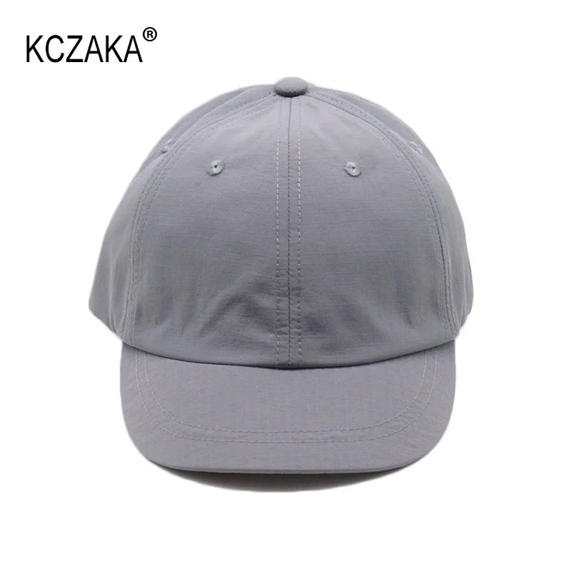 Mens 6 Panels Short Brim Baseball Cap Unisex Summer Outdoor Quick Dry Sports Polyester Snapack Caps Umpire Dad Hats