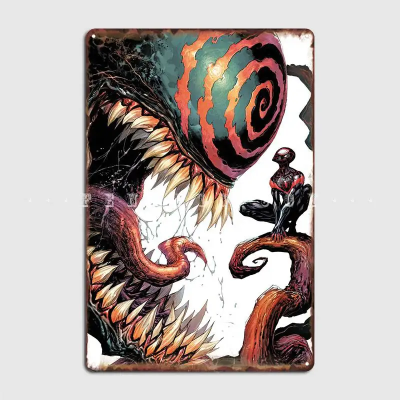 Vs Symbiote Metal Plaque Poster Club Living Room Customize Plaques Tin Sign Poster