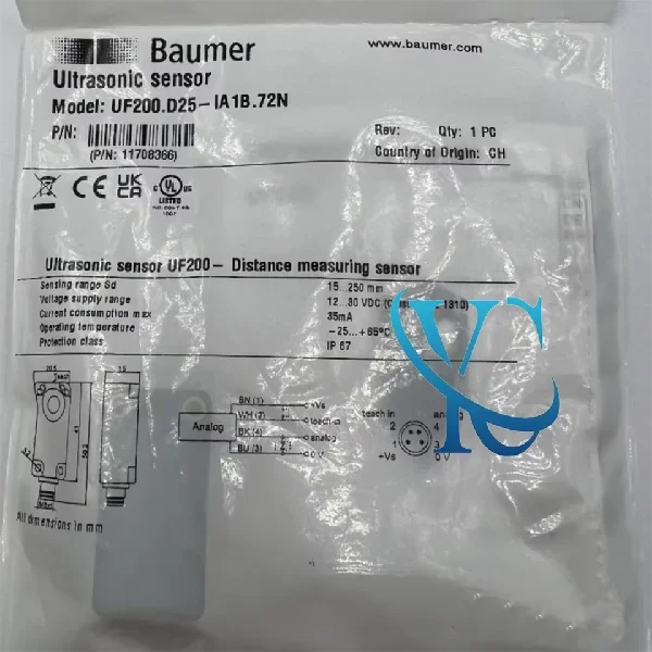 New New Uf200d25-ia1b72n (11708366)sensor Brand New Original Spot Plc